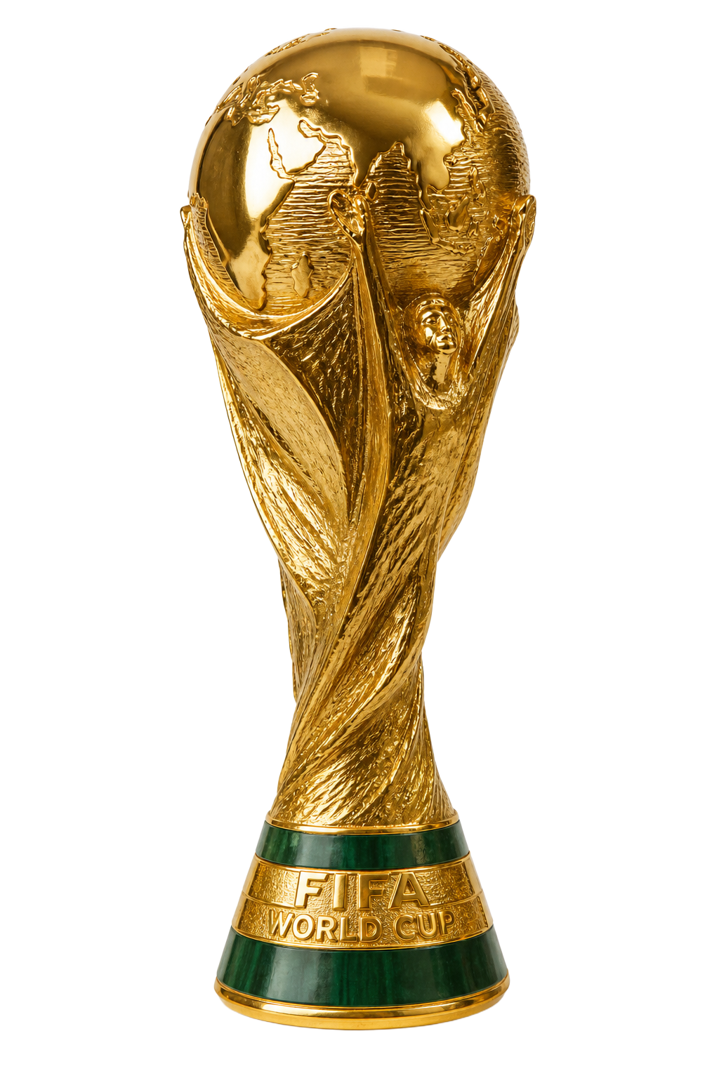 Réplica Taça da Copa do Mundo em Zamac banhada a ouro